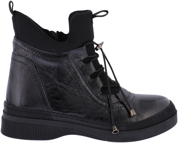 AD161 Adesso Pixie black patent boot