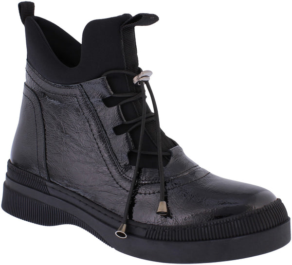 AD161 Adesso Pixie black patent boot