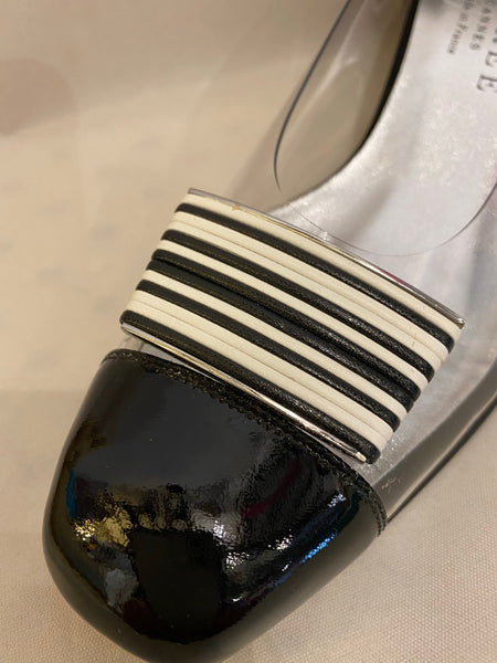 AZ094 Azuree ladies crystal vinyl shoe