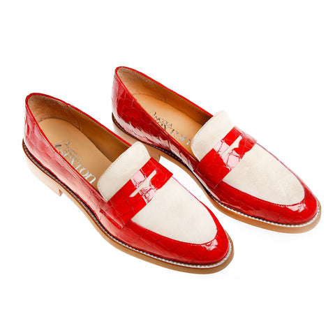 NS09 Nicola Sexton ladies Red Loafer