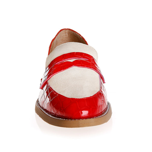NS09 Nicola Sexton ladies Red Loafer