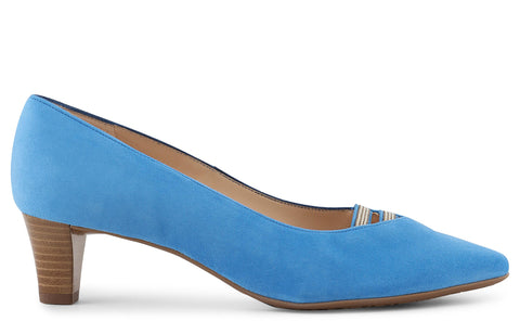 PK01 Peter Kaiser ladies blue suede shoes