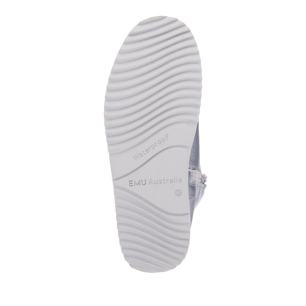 Emu EM39  Silver leather ankle boot