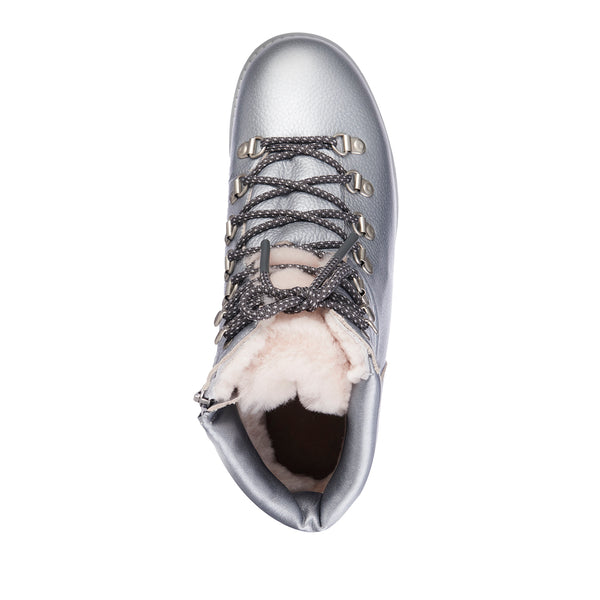 Emu EM39  Silver leather ankle boot