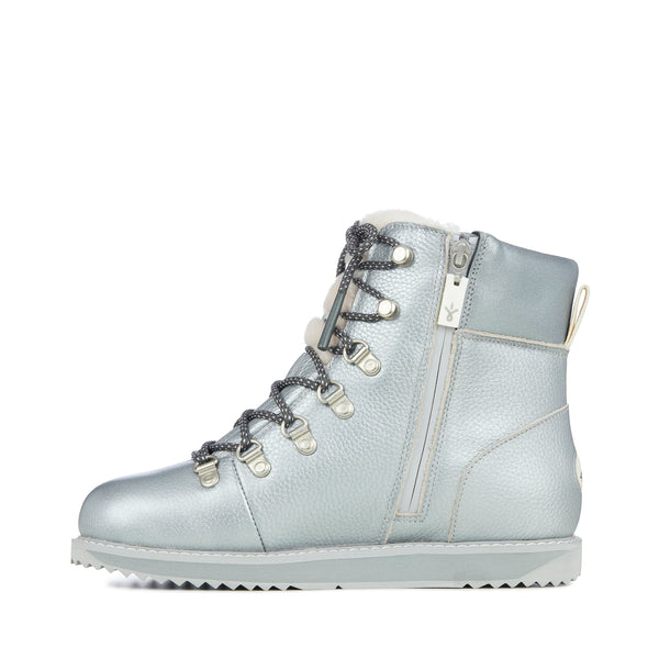 Emu EM39  Silver leather ankle boot