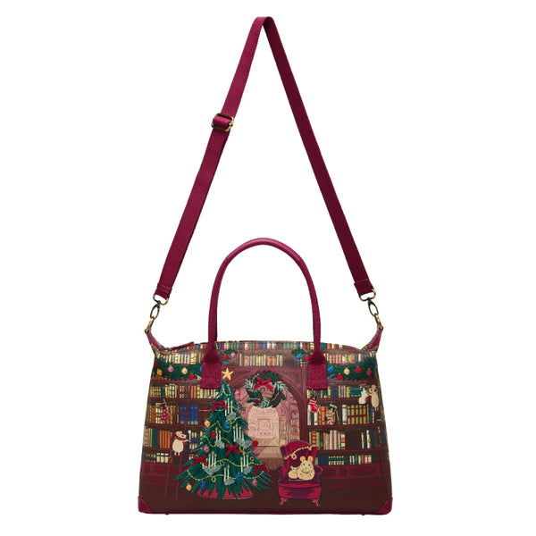 Vendula Christmas Library Bonnie Weekender Bag