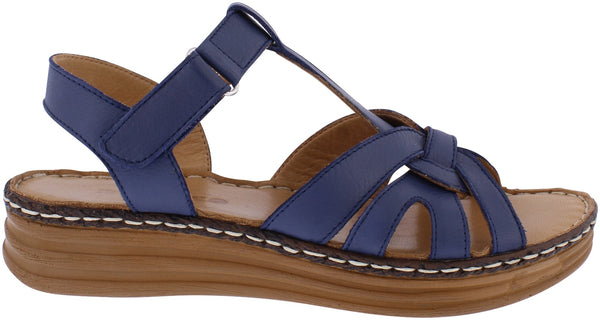 AD191 Adesso soft leather navy sandal