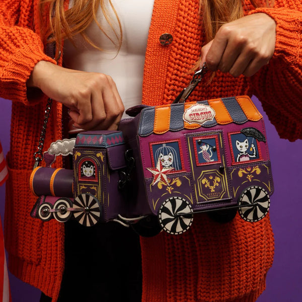 Vendula Skelecat’s Travelling Ghost Circus Train bag