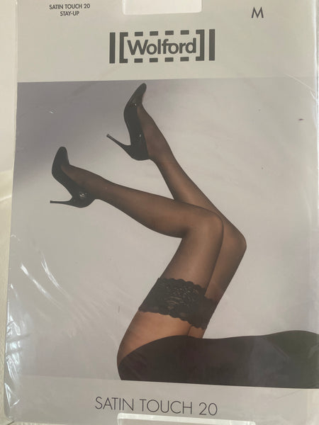 Wolford Satin Touch 20 Stay Up caramel