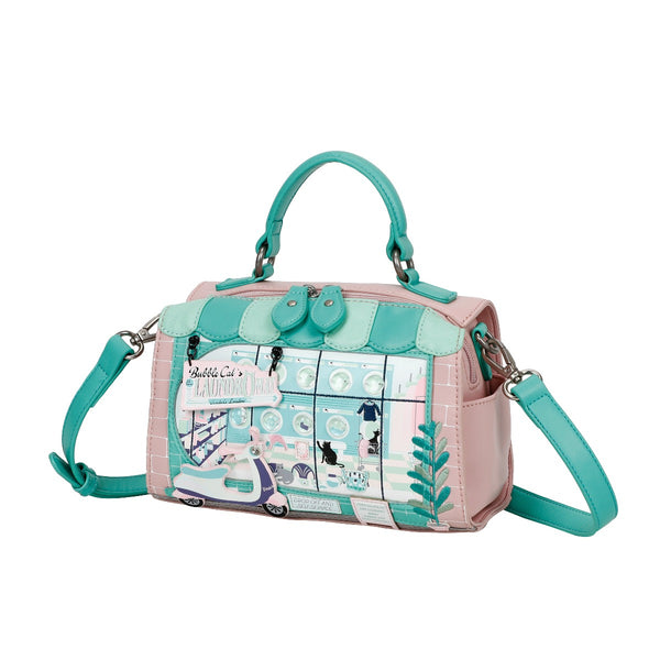 Vendula Bubble Cats Laundromat Hollis Bag