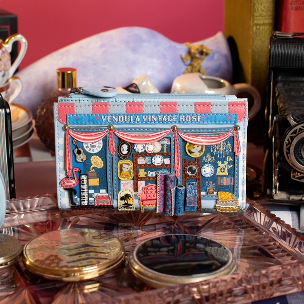 Vendula Vintage Rose Compact Wallet