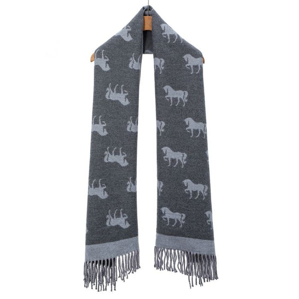 Horse print scarf