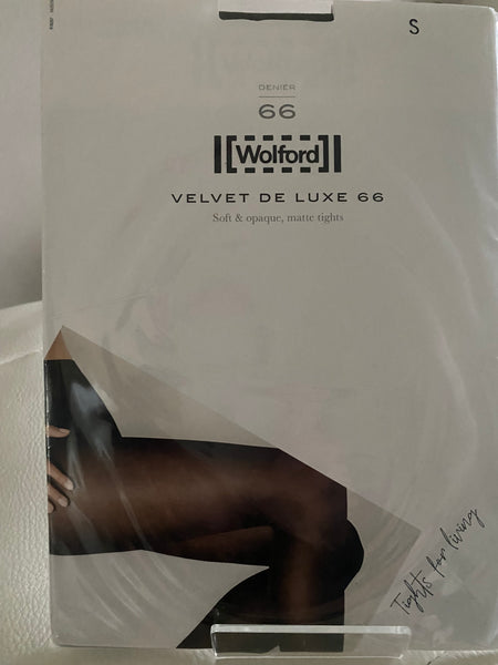 Wolford Velvet De Luxe 66 tights green