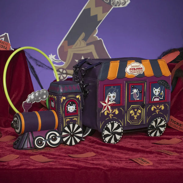 Vendula Skelecat’s Travelling Ghost Circus Train bag