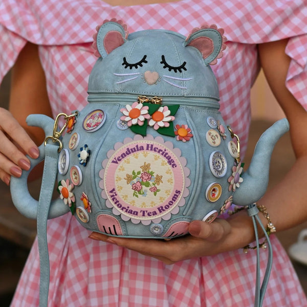 Vendula Heritage Victorian Tea Rooms Kitty Tea Pot bag