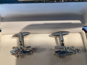 Helicopter cufflinks