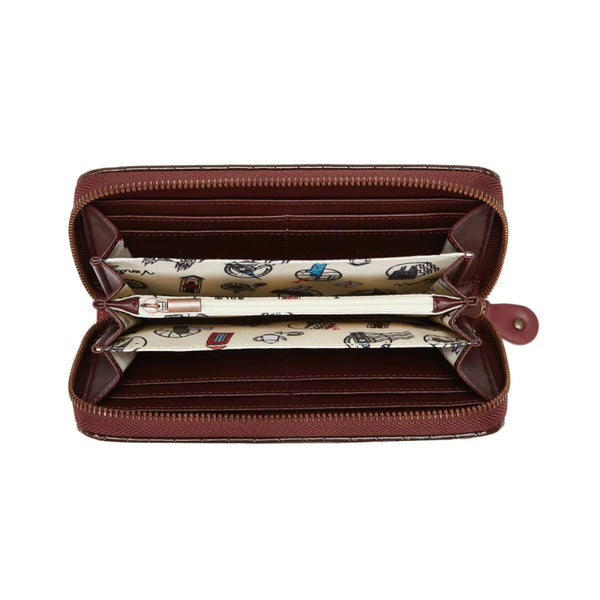 Vendula Mystic Wicks Candle and Wandmakers large zip wallet