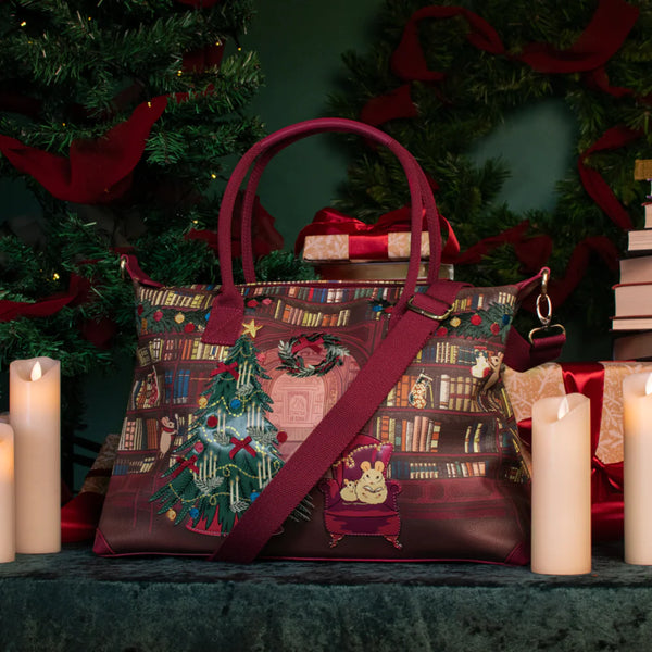 Vendula Christmas Library Bonnie Weekender Bag