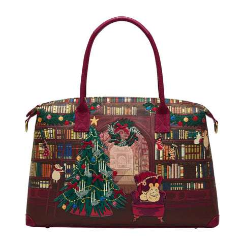 Vendula Christmas Library Bonnie Weekender Bag