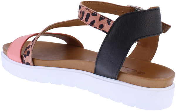 AD175 Adesso Zelda pink leopard sandal