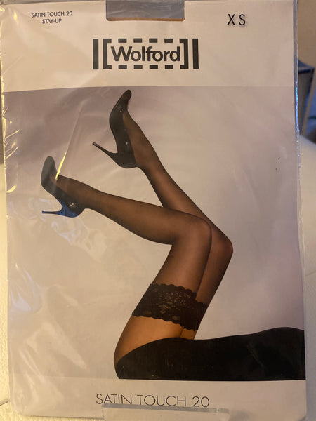 Wolford Satin Touch 20 Stay Up Gobi