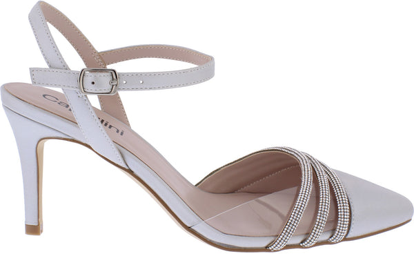 CP59 Capollini Ophelia Dove sling back court shoe