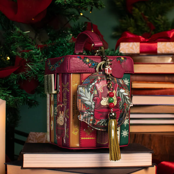 Vendula Christmas Library Book Box Bag