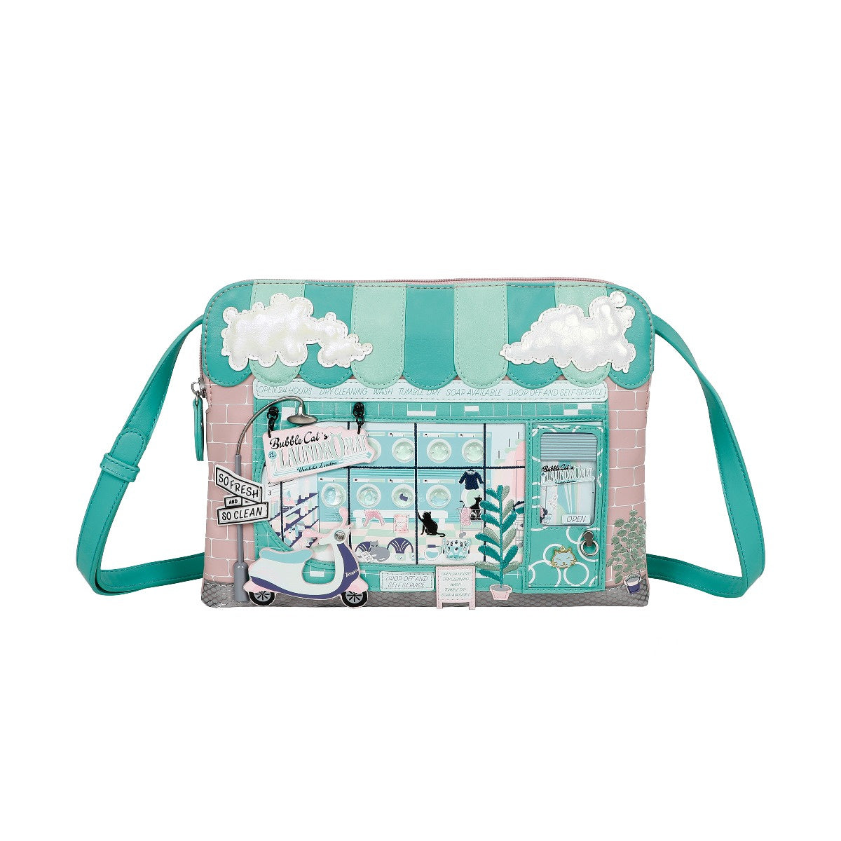 Vendula Bubble Cats  Laundromat Bella Bag