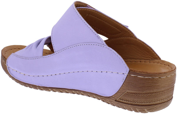 AD192 Adesso leather slip on mule