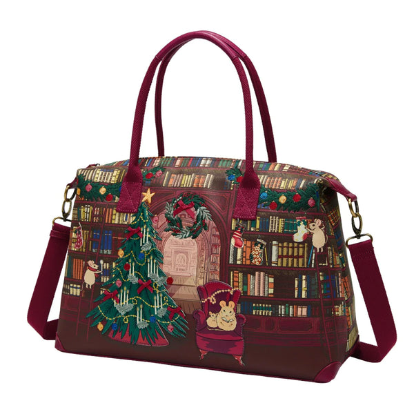 Vendula Christmas Library Bonnie Weekender Bag