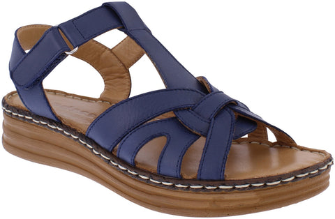 AD191 Adesso soft leather navy sandal