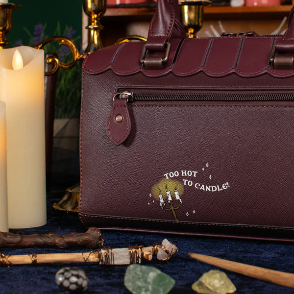 Vendula Mystic Wicks Candle and Wandmakers Speedy Bowler bag