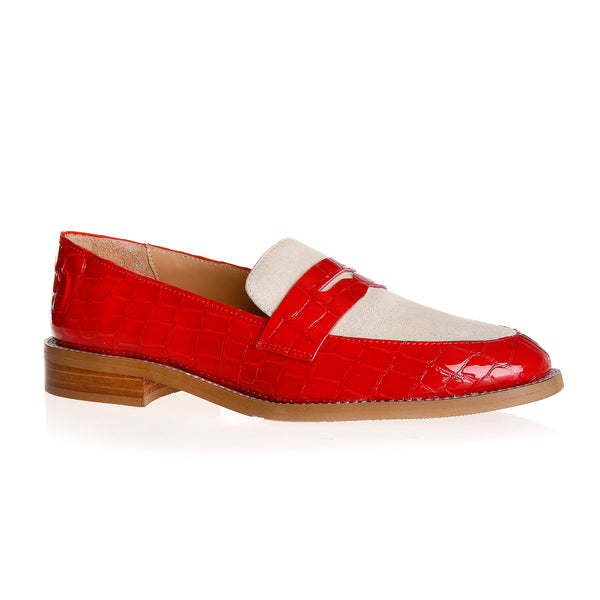 NS09 Nicola Sexton ladies Red Loafer