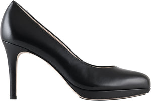 Hogl ladies black leather shoe