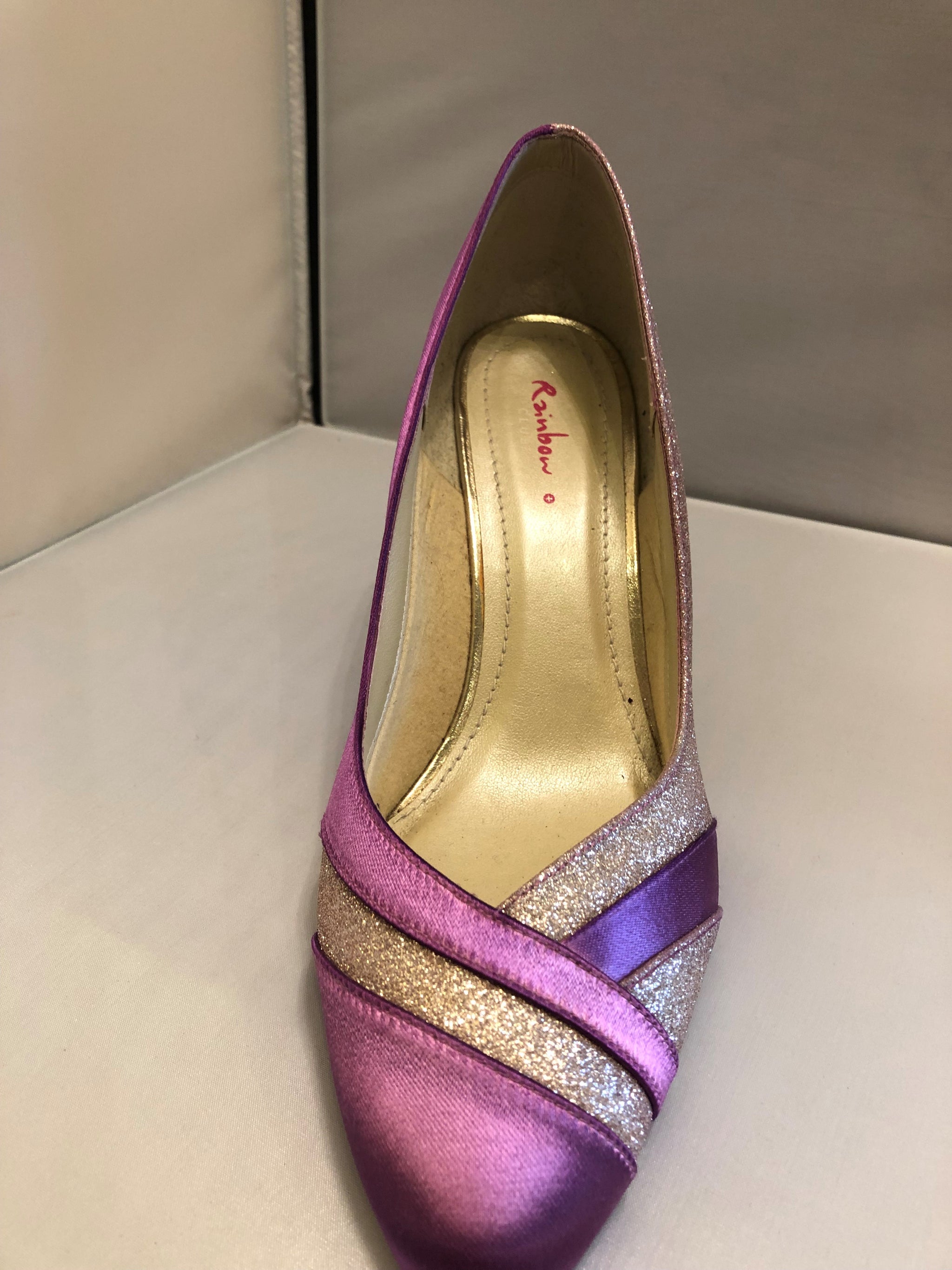 Rainbow Club Mila Purple ladies high heel shoe Lady Elegance Chaps