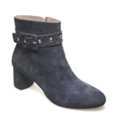 PL22 Perlato ladies navy suede ankle boot