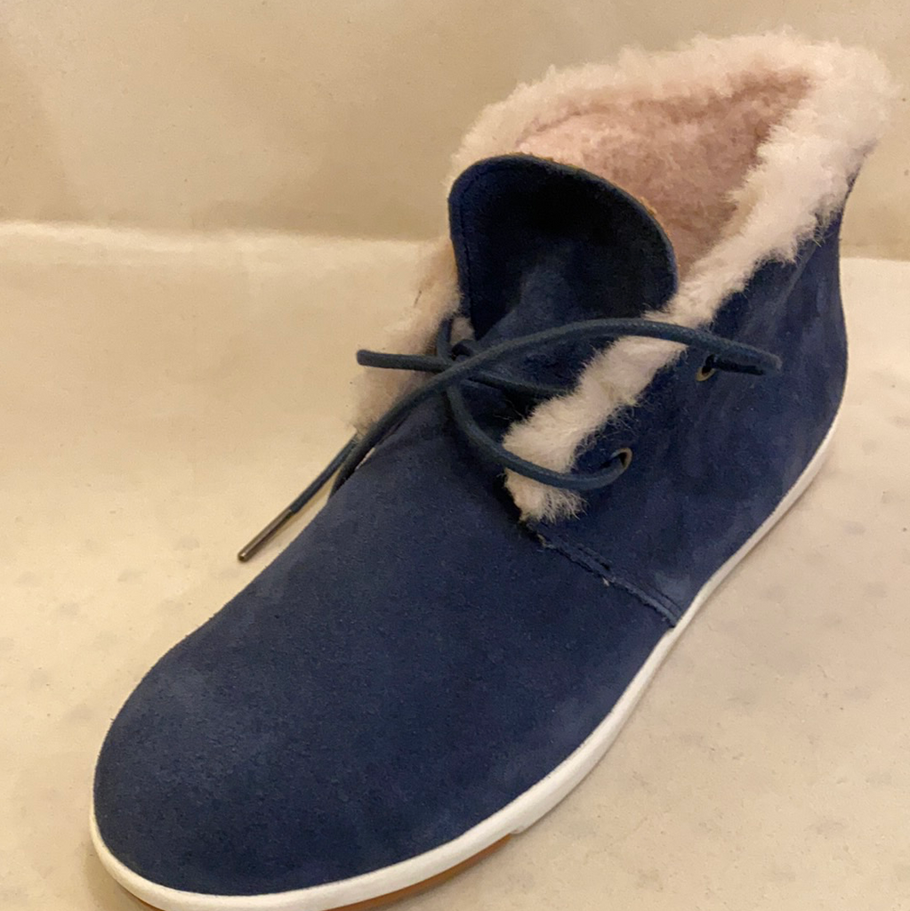 Ladies blue suede boots sale