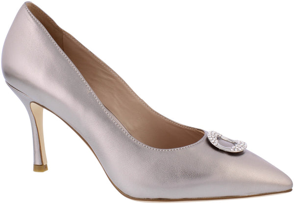 CP42 Capollini Judi Platinum Court shoe