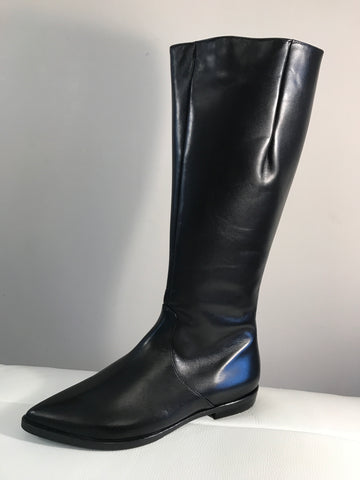 Hogl  black leather knee high boot - H071