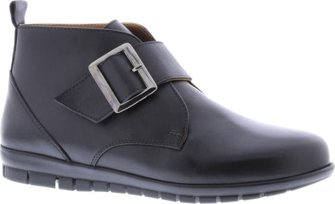 AD116 Adesso black leather ankle boot