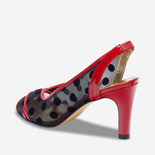 Azuree ladies sling back shoe.  Katia AZ129